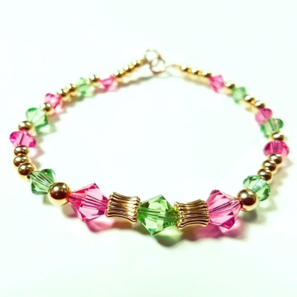 14k Gold-filled Handmade Beaded Bracelet